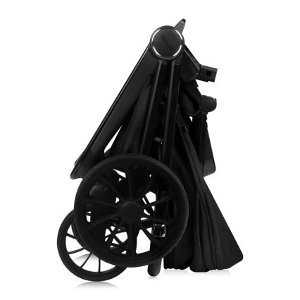 Lionelo - Kombinált babakocsi 3 az 1-ben MIKA PLUS Fekete Onyx