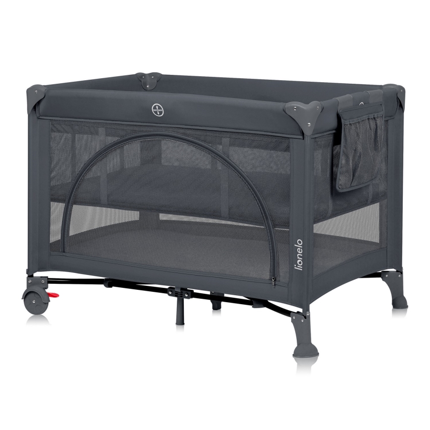 Lionelo - LAURA utazóágy Grey Concrete