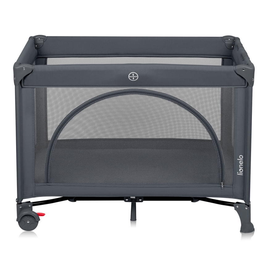 Lionelo - LAURA utazóágy Grey Concrete