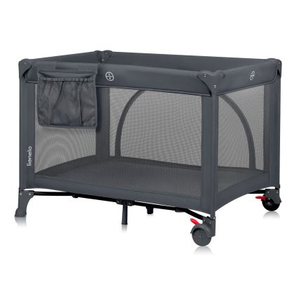 Lionelo - LAURA utazóágy Grey Concrete