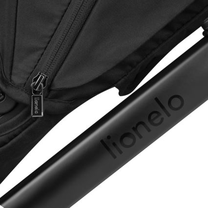 Lionelo - LAYLA kombinált, 2 az 1-ben babakocsi Fekete Onyx