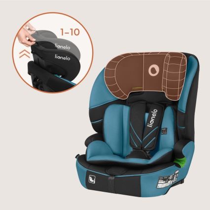 Lionelo - LEVI FIX i-Size autós gyerekülés 76-150 cm kobaltkék
