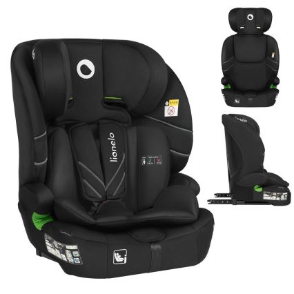 Lionelo - LEVI FIX i-Size autósülés 76-150 cm fekete karbon