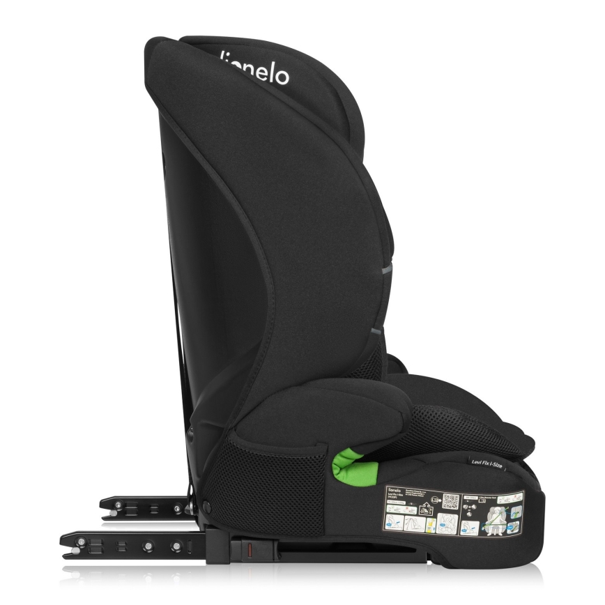 Lionelo - LEVI FIX i-Size autósülés 76-150 cm fekete karbon