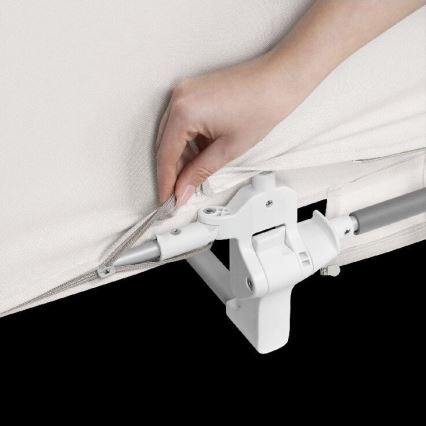 Lionelo - LORA szürke biztonsági ágykorlát