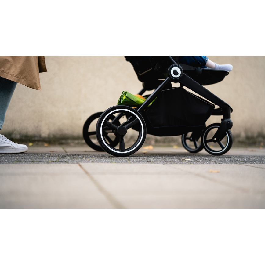 Lionelo - MIKA 2 az 1-ben kombinált babakocsi Blue Navy