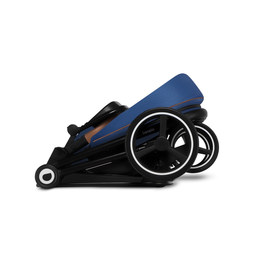 Lionelo - MIKA 2 az 1-ben kombinált babakocsi Blue Navy