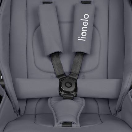 Lionelo - MIKA PLUS 2 az 1-ben kombinált babakocsi Grey Stone