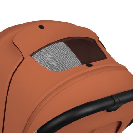 Lionelo - MIKA PLUS 3 az 1-ben kombinált babakocsi, rozsdabarna