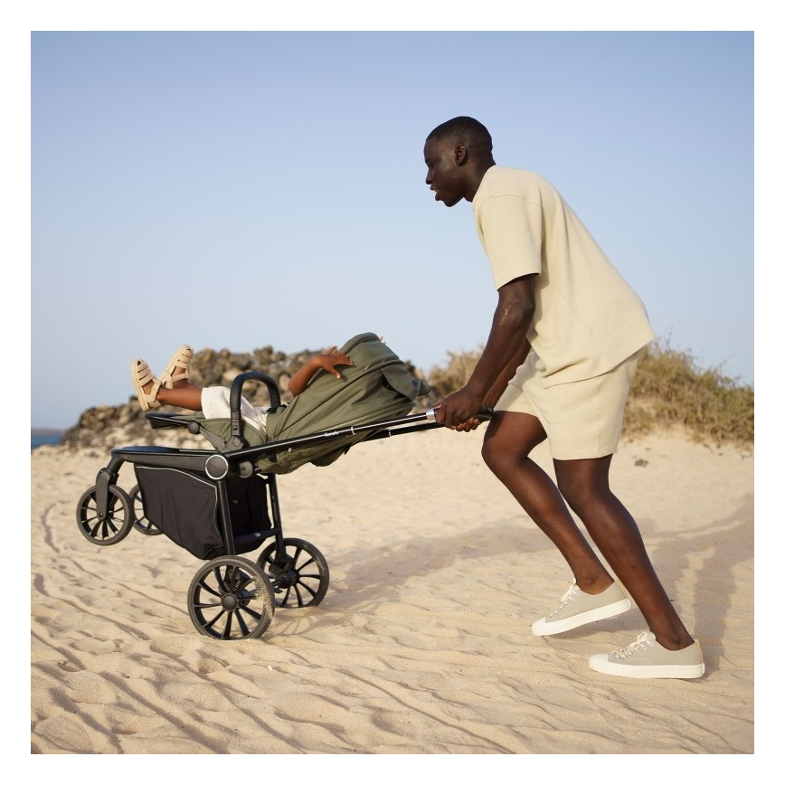 Lionelo - MIKA PLUS sportbabakocsi olívazöld