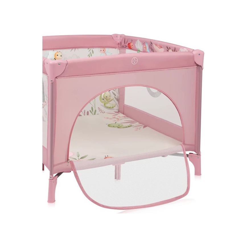 Lionelo - MILLE PLUS játszókarám, rózsaszín