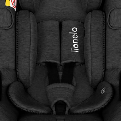 Lionelo - MOXIE i-Size gyerekülés 40-87 cm Fekete Onyx