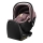 Lionelo - MOXIE SET i-Size 40-87 cm, forgatható autósülés alappal, Pink Mauve