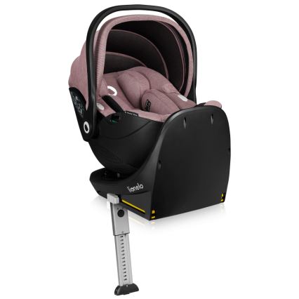 Lionelo - MOXIE SET i-Size 40-87 cm, forgatható autósülés alappal, Pink Mauve