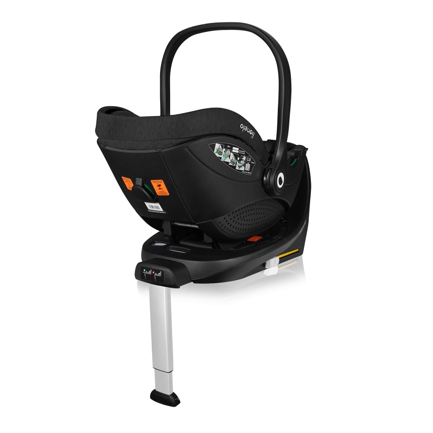 Lionelo - MOXIE SET i-Size autósülés-bázis, fekete