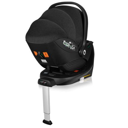 Lionelo - MOXIE SET i-Size autósülés-bázis, fekete