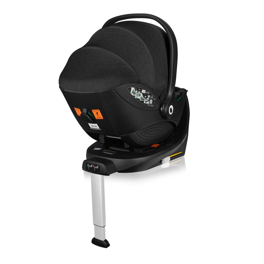 Lionelo - MOXIE SET i-Size autósülés-bázis, fekete