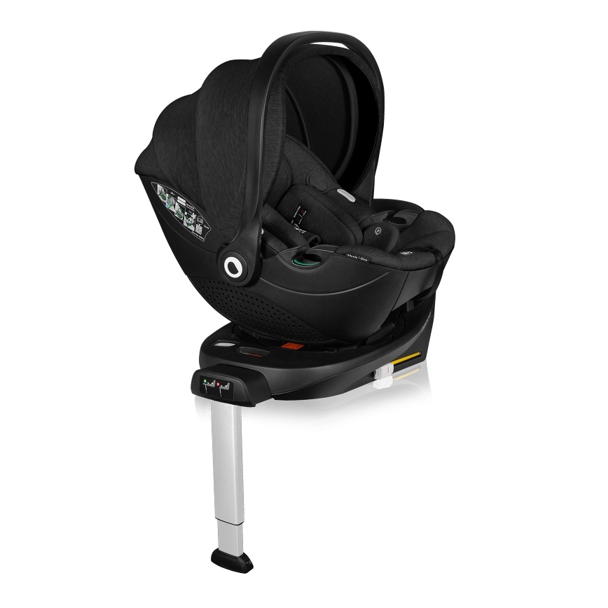 Lionelo - MOXIE SET i-Size autósülés-bázis, fekete