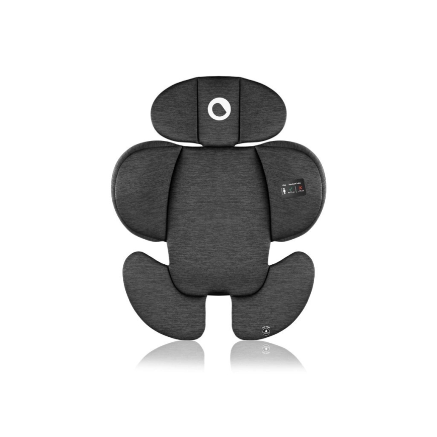 Lionelo - Forgatható autósülés alapzattal NAVY i-Size 40-150 cm fekete/rózsaszín