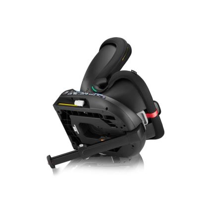 Lionelo - NAVY i-Size 40-150 cm forgatható autósülés talppal, fekete/piros