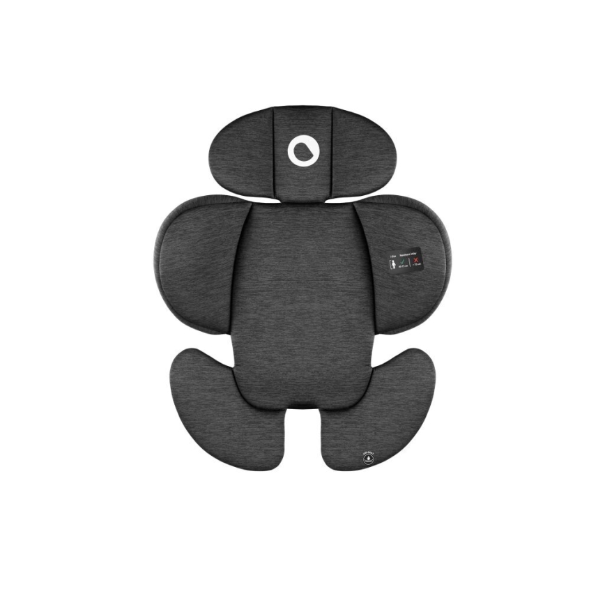 Lionelo - NAVY i-Size 40-150 cm forgatható autósülés talppal, fekete/piros