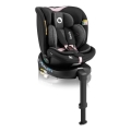 Lionelo - NAVY i-Size forgatható autósülés alappal 40-150 cm fekete/rózsaszín
