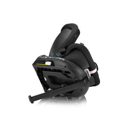 Lionelo - NAVY i-Size forgatható autósülés alappal 40-150 cm fekete/rózsaszín