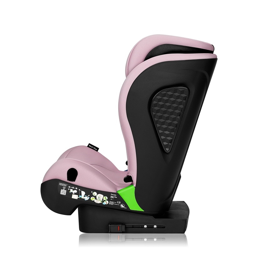 Lionelo - NEAL i-Size autós gyerekülés 100-150 cm rózsaszín-lila