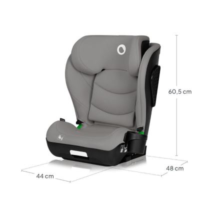 Lionelo - NEAL i-Size autósülés, 100-150 cm, betonszürke