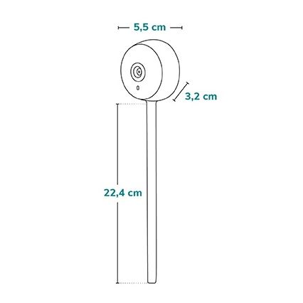 Lionelo - Okos bébiőr BABYLINE SMART Wi-Fi fehér