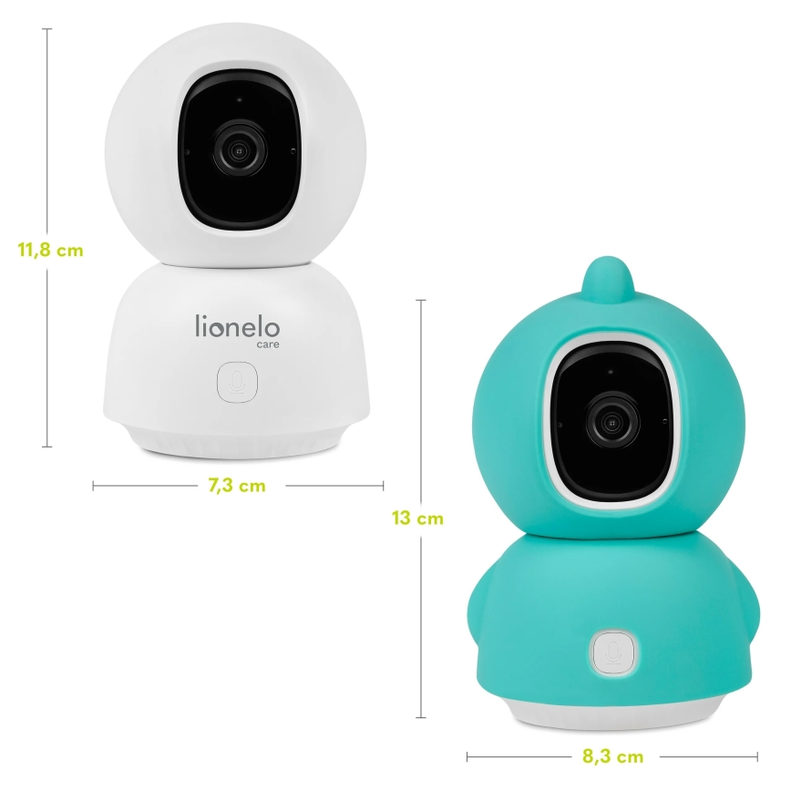 Lionelo - Okos bébiőr BABYLINE VIEW Wi-Fi 5V Fehér