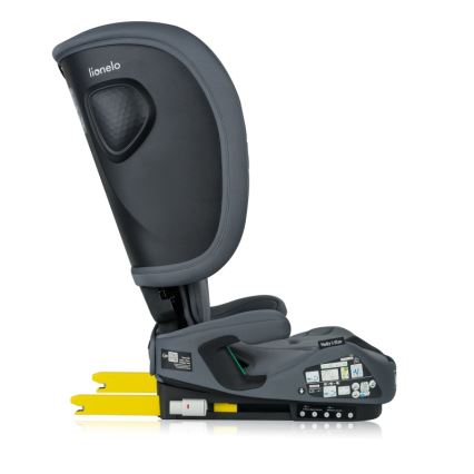 Lionelo - Összecsukható autósülés NELLY i-Size 76-150 cm Szürke Grafit