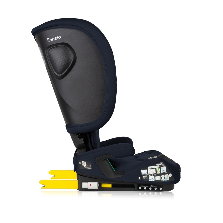 Lionelo - Összecsukható autósülés NELLY i-Size 76-150 cm tengerészkék