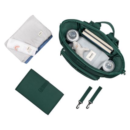 Lionelo - Pelenkázó táska babakocsihoz CUBE Green Forest