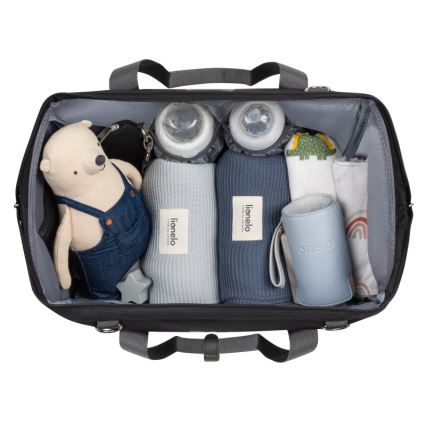 Lionelo - Pelenkázótáska babakocsihoz IDA Black Onyx