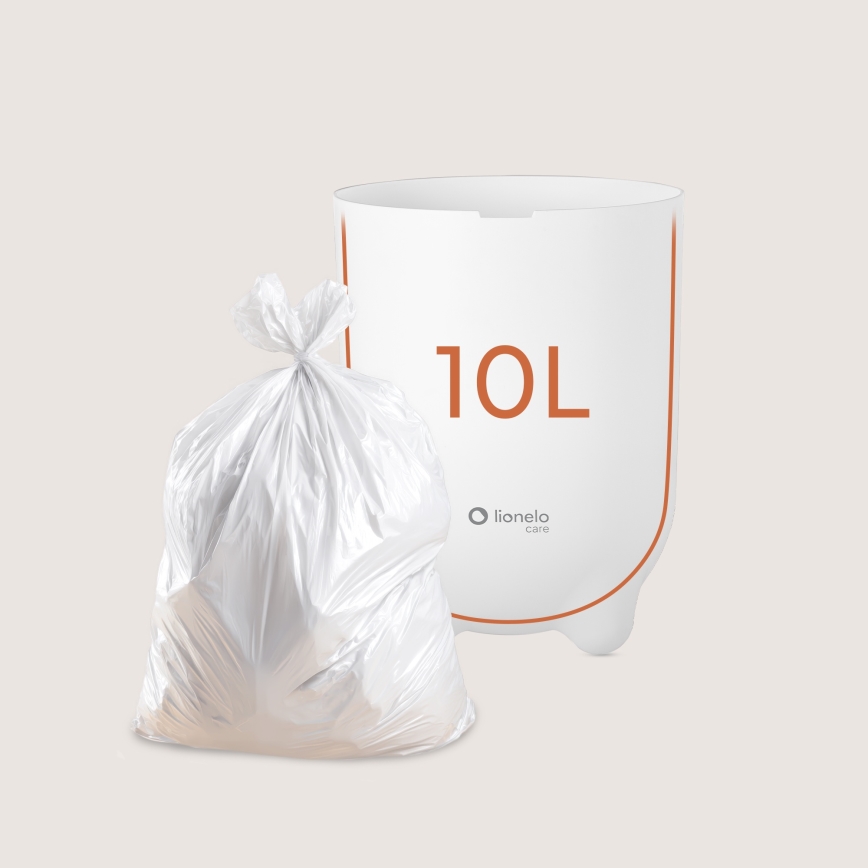 Lionelo - PUREBIN pelenkagyűjtő, 10 l, fehér