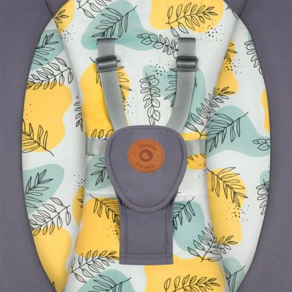 Lionelo - RALF dallamos baba ringató, 4xAA, betonszürke + távirányítóval