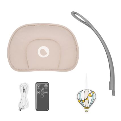 Lionelo - RIO 4xC babahinta dallammal, Beige Latte + távirányítóval