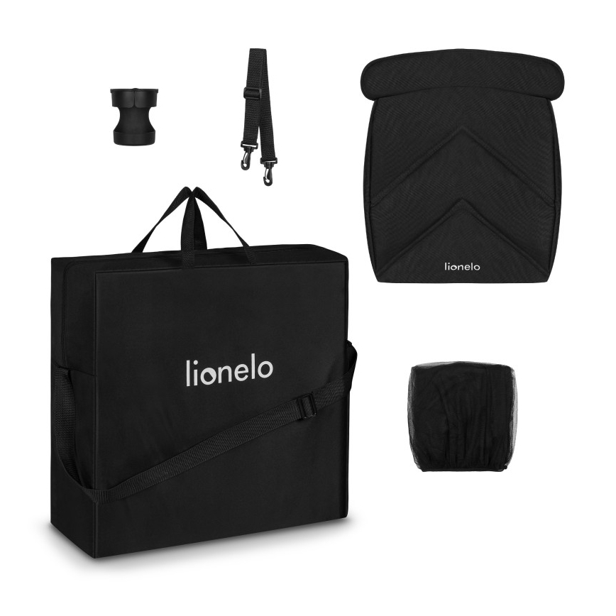 Lionelo - Sport babakocsi CLOE fekete/arany