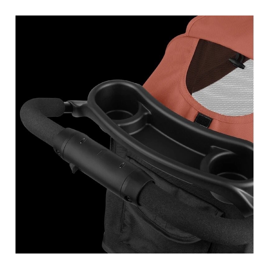 Lionelo - Sport babakocsi EMMA PLUS téglavörös/fekete