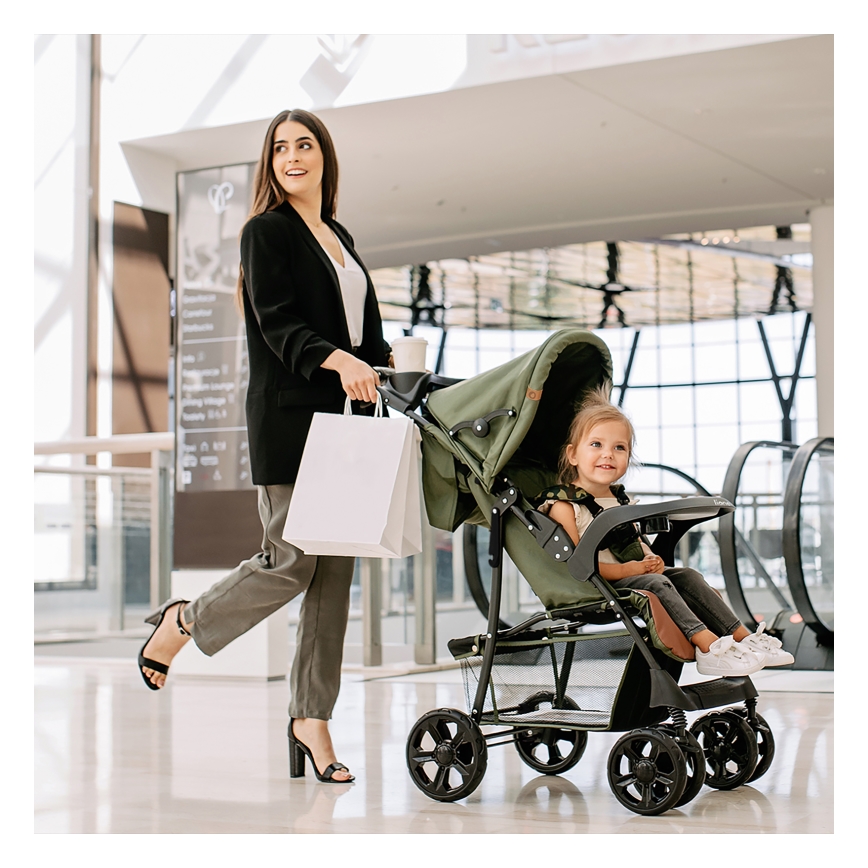 Lionelo - Sport babakocsi EMMA PLUS zöld/fekete