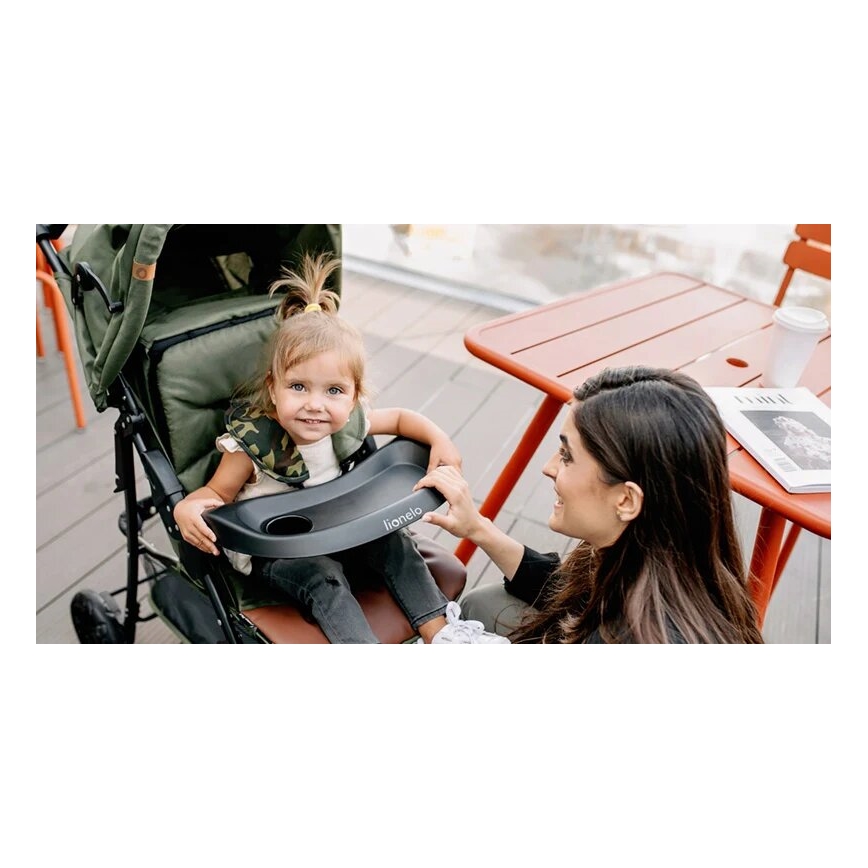 Lionelo - Sport babakocsi EMMA PLUS zöld/fekete