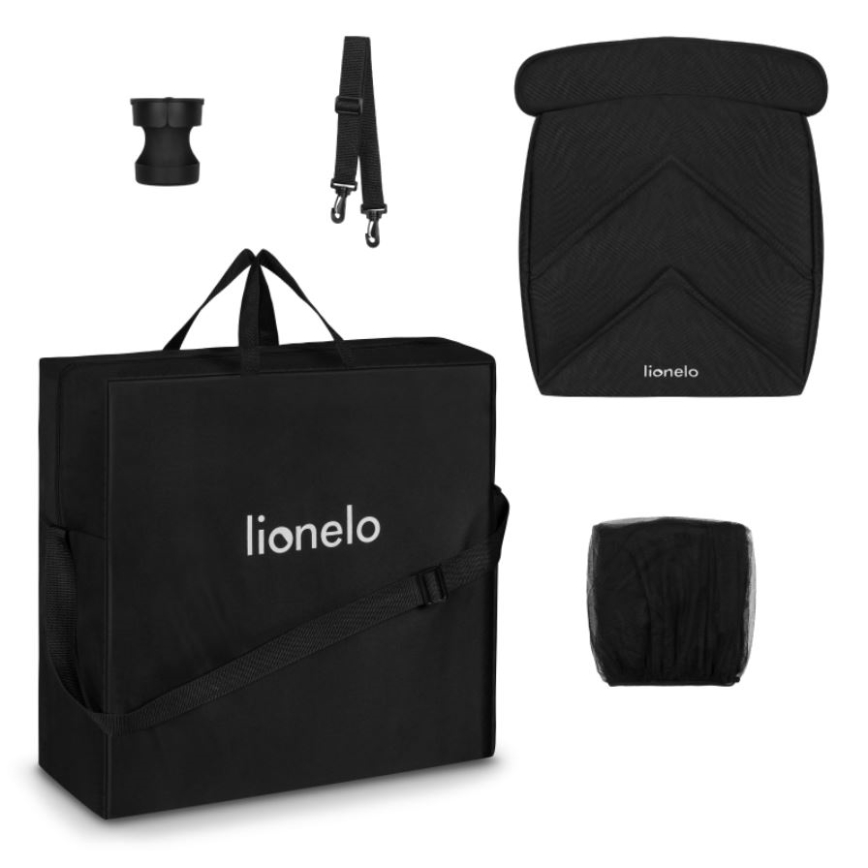 Lionelo - Sportbabakocsi CLOE fekete/szürke