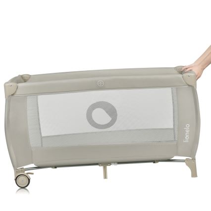 Lionelo - STEFI PLUS utazóágy, bézs cappuccino