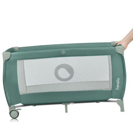 Lionelo - STEFI PLUS utazóágy olívazöld