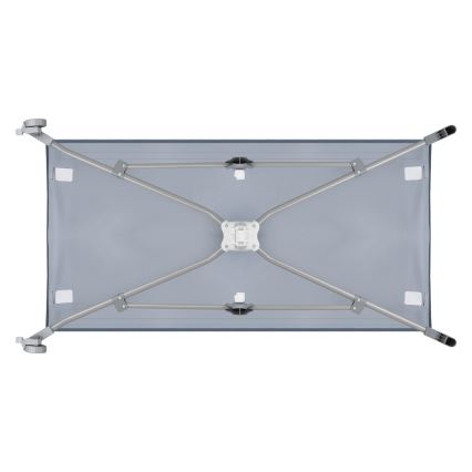 Lionelo - STEFI utazóágy, kék-szürke