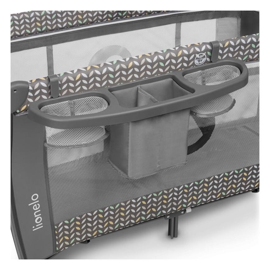 Lionelo - SVEN PLUS utazóágy, szürke