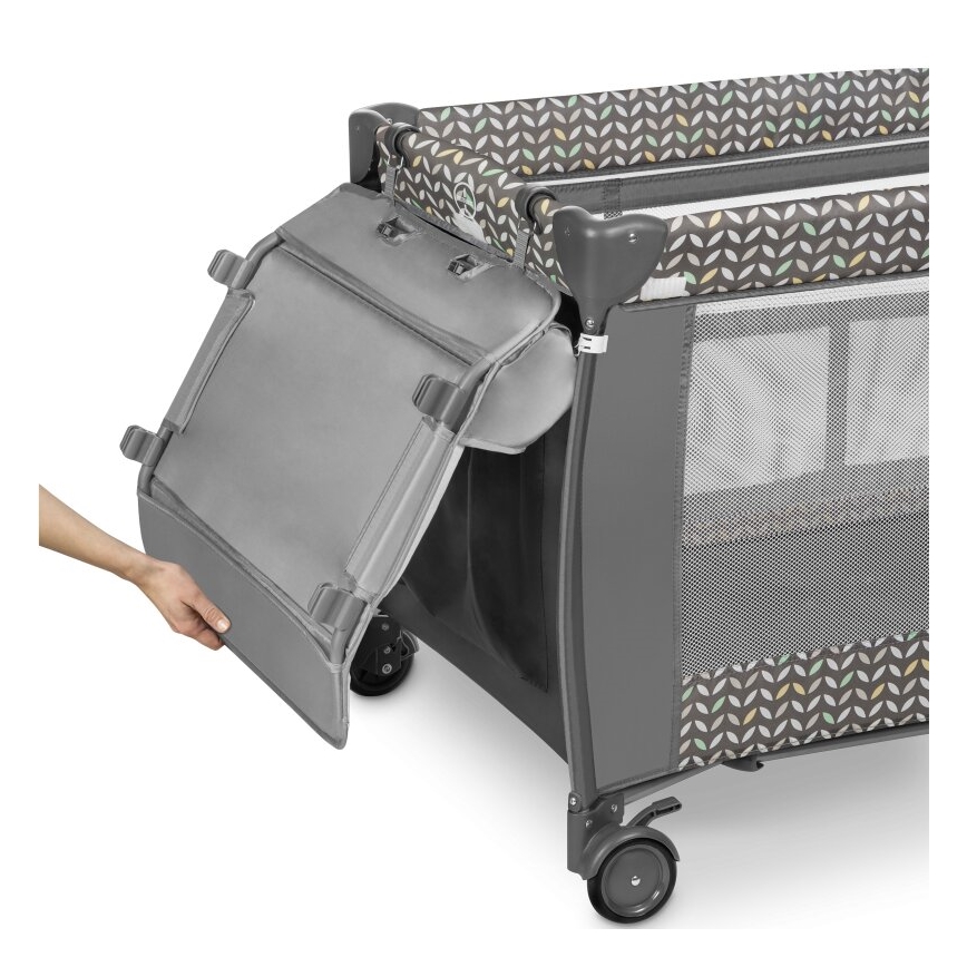 Lionelo - SVEN PLUS utazóágy, szürke