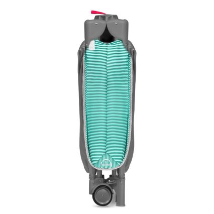 Lionelo - SVEN PLUS utazóágy szürke/türkiz