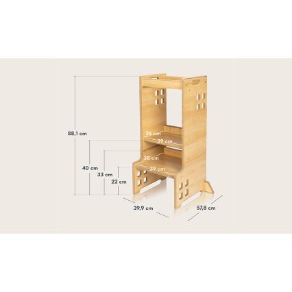 Lionelo - Tanulótorony CASS Natural